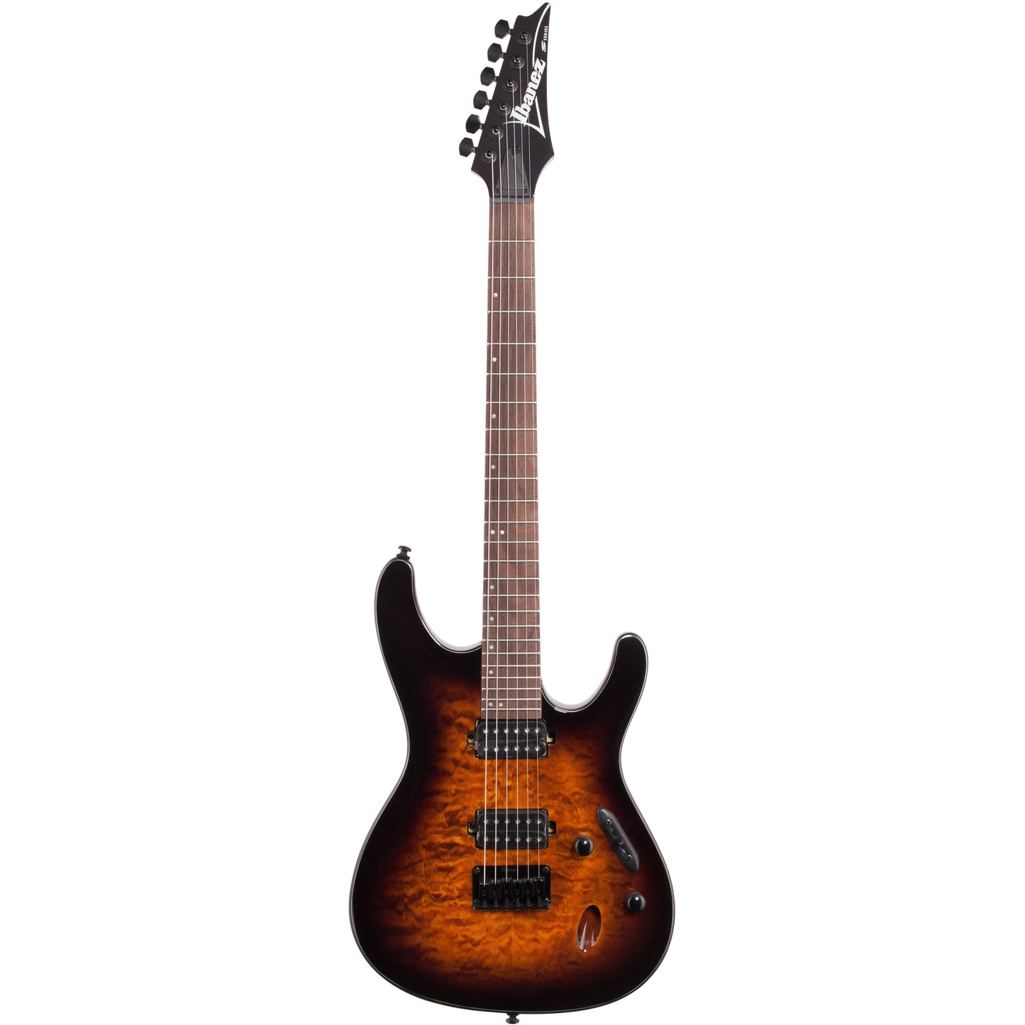 Ibanez S621QM Electric Guitar, Dragon Eye Burst