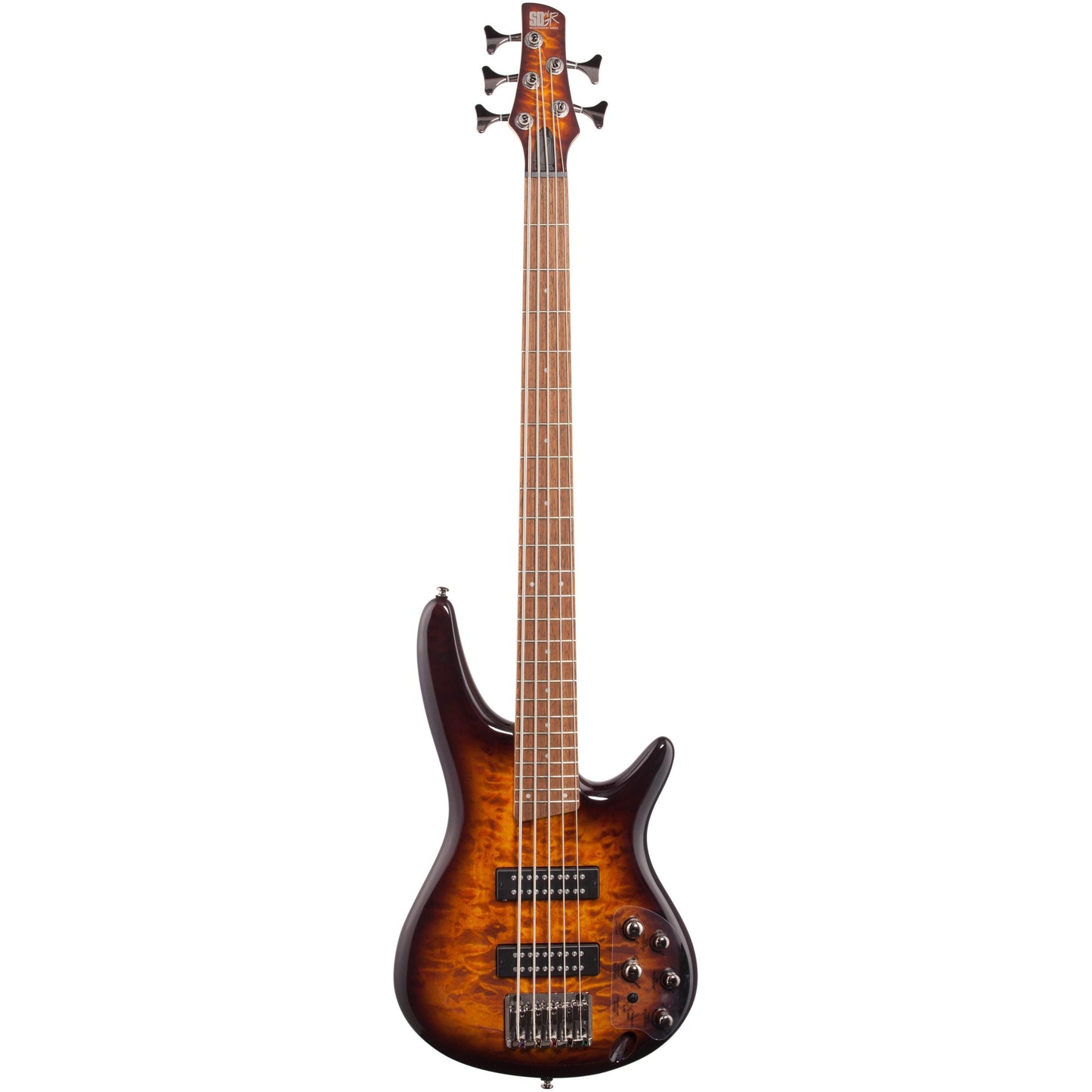Ibanez SR405EQM Electric Bass, 5-String, Dragon Eye Burst
