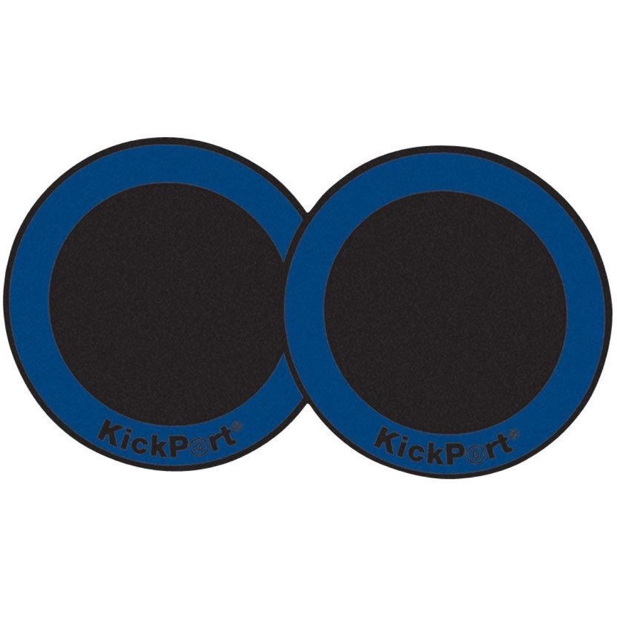 KickPort D-Pad Bass Drum Impact Pad, Black, 2-Pack