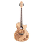 Luna Henna Oasis Acoustic-Electric Guitar