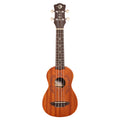 Luna Honu Soprano Ukulele (with Gig Bag), Tribal Turtle