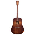 Martin D-15M StreetMaster Left Handed Acoustic Guitar, Mahogany Burst