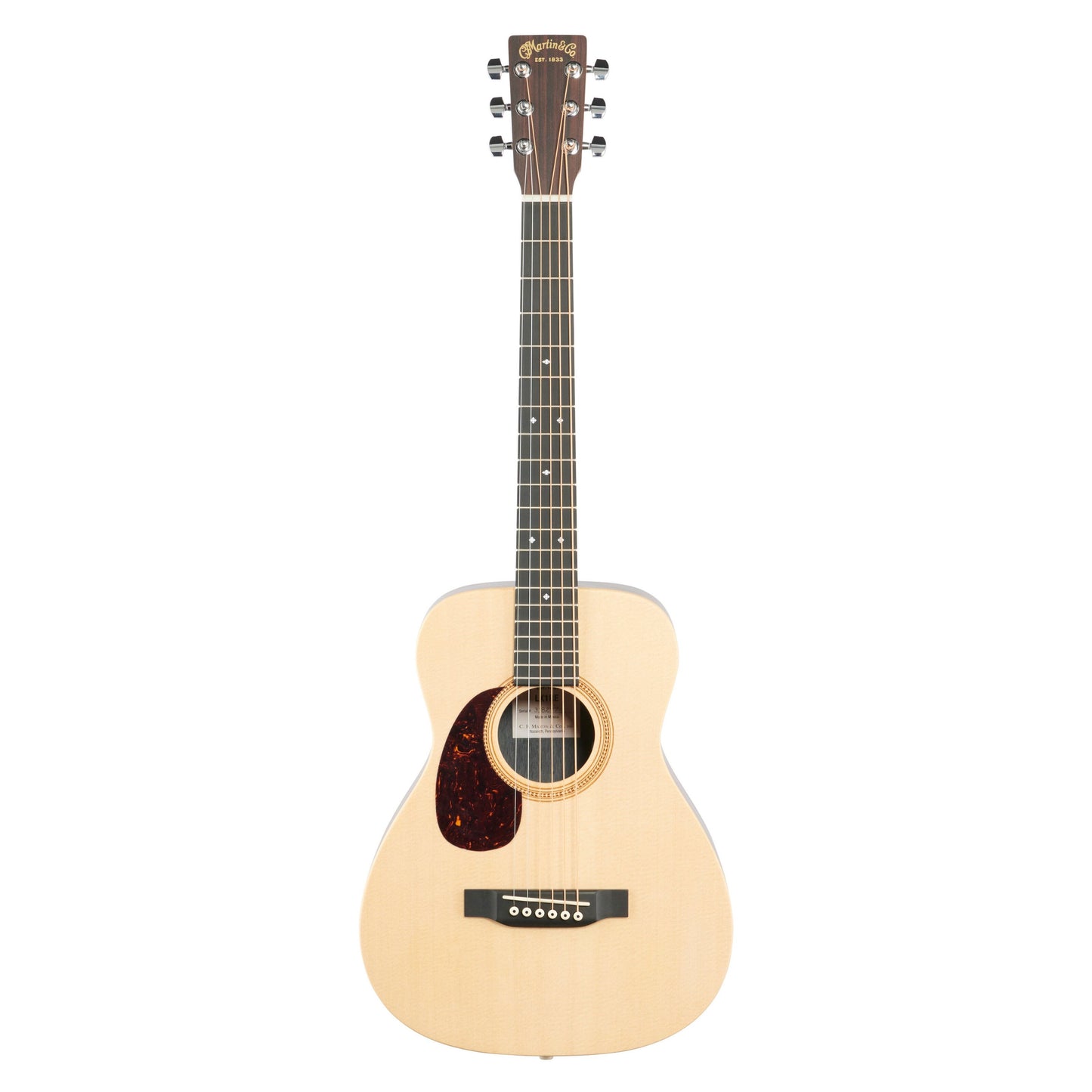 Martin LX1RE Little Martin Acoustic-Electric Guitar, Left-Handed (with Gig Bag)