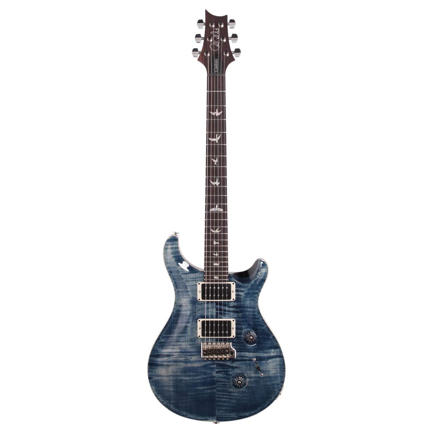 PRS Paul Reed Smith Custom 24 Gen III Electric Guitar (with Case), Faded Whale Blue