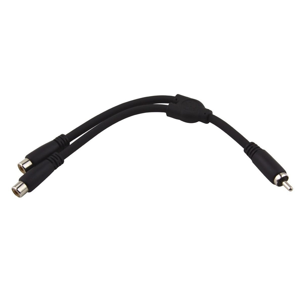 Pig Hog RCA Male to RCA Female Y-Cable, 6 Inch