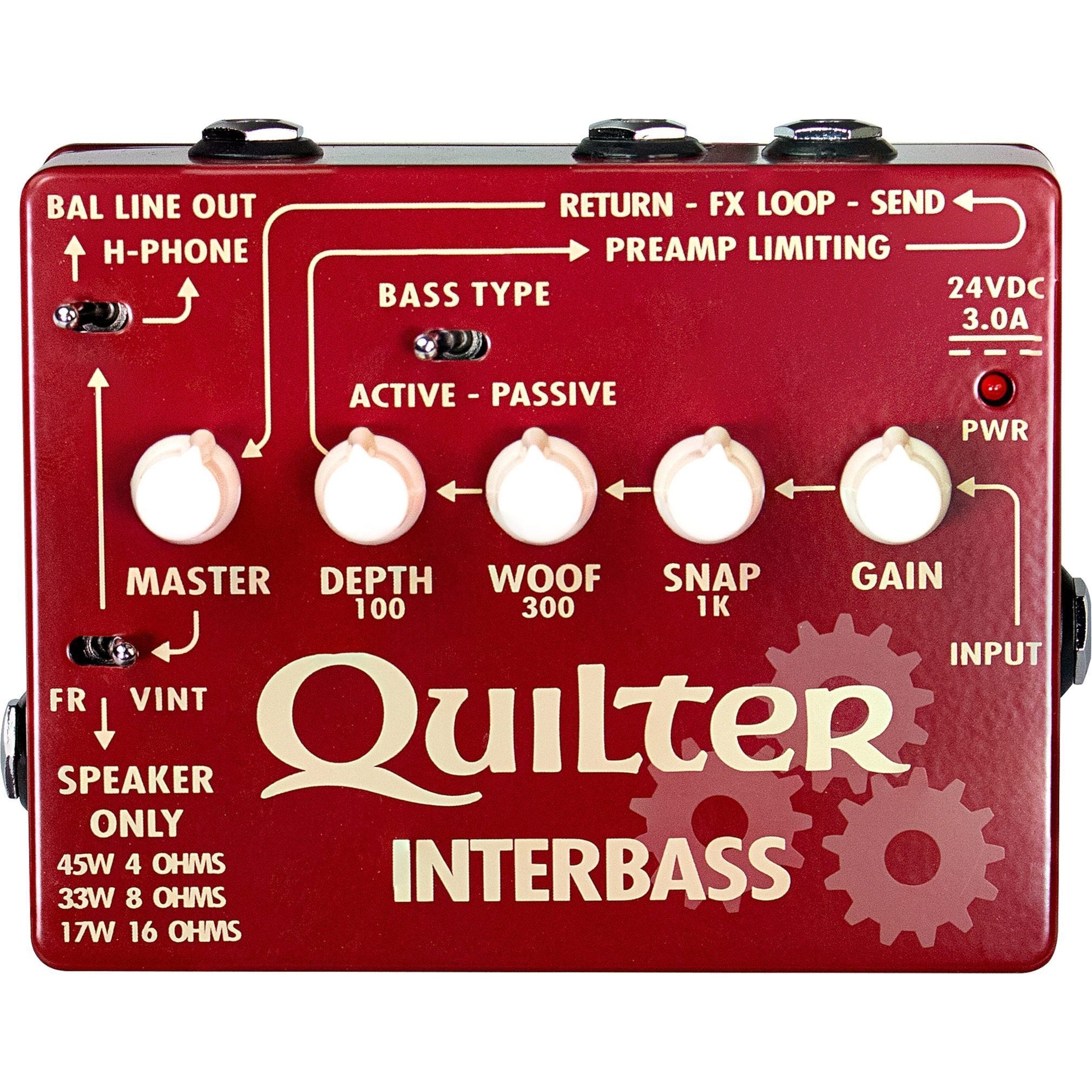 Quilter INTERBASS Power Amp and Direct Box (45 Watts)