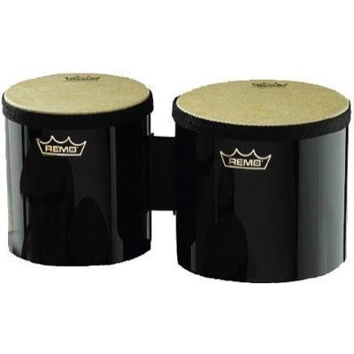 Remo BG-5300 Pre-Tuned Bongo Set, Black