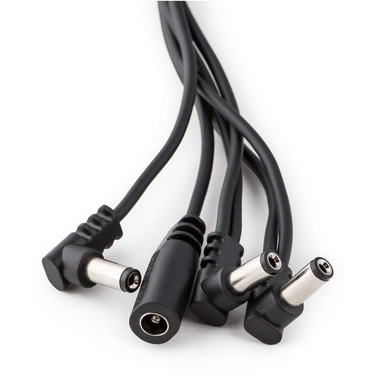 RockBoard Flat Daisy Chain Cable, 8 Outputs, Angled