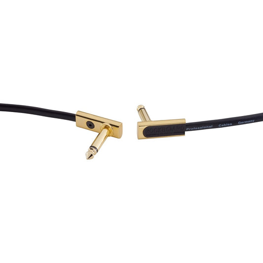 RockBoard Gold Series Flat Patch Cable, Black, 17.72 Inch / 45 cm