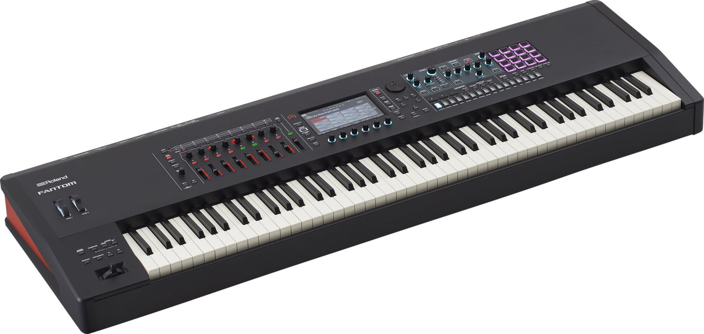 Roland Fantom 8 Music Synthesizer Workstation Keyboard, 88-Key