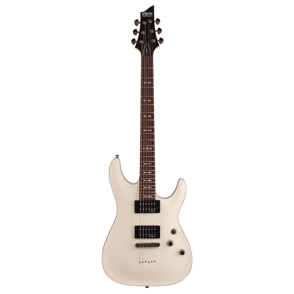 Schecter 2012 Omen 6 6-String Electric Guitar, Vintage White