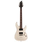 Schecter 2012 Omen 6 6-String Electric Guitar, Vintage White