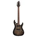 Schecter C-6 Plus Electric Guitar, Charcoal Burst