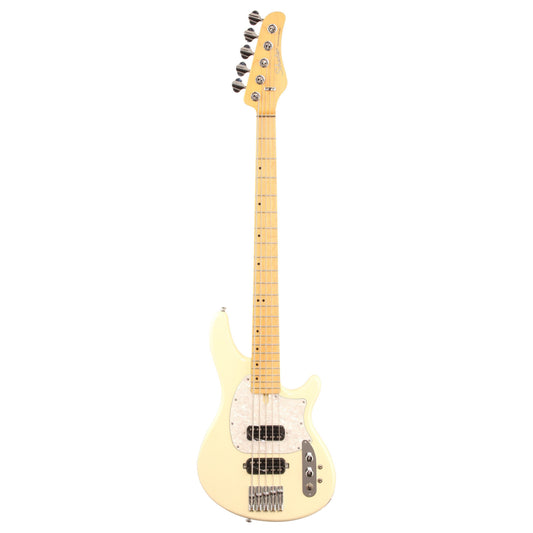 Schecter CV5 Bass Guitar, 5-String, Ivory