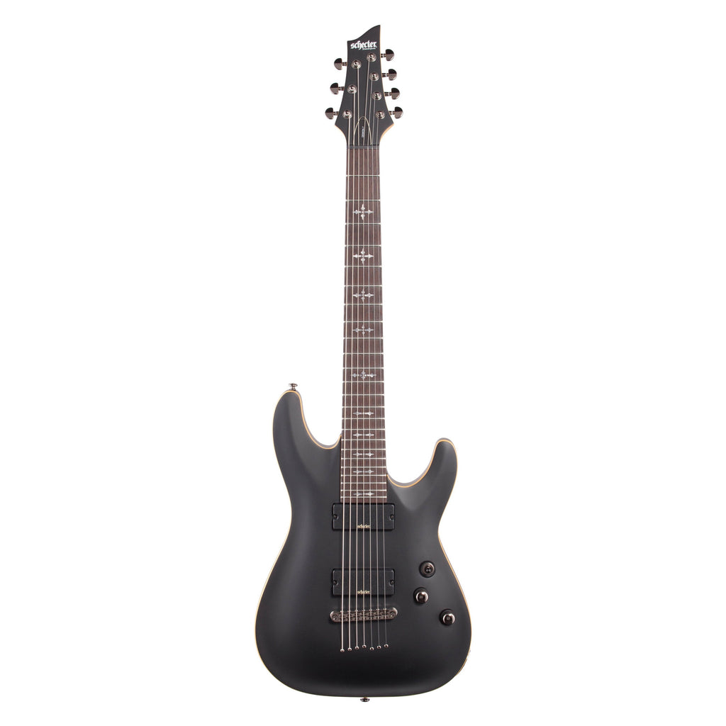 Schecter Demon 7 Aged Black Satin 7-String Electric Guitar