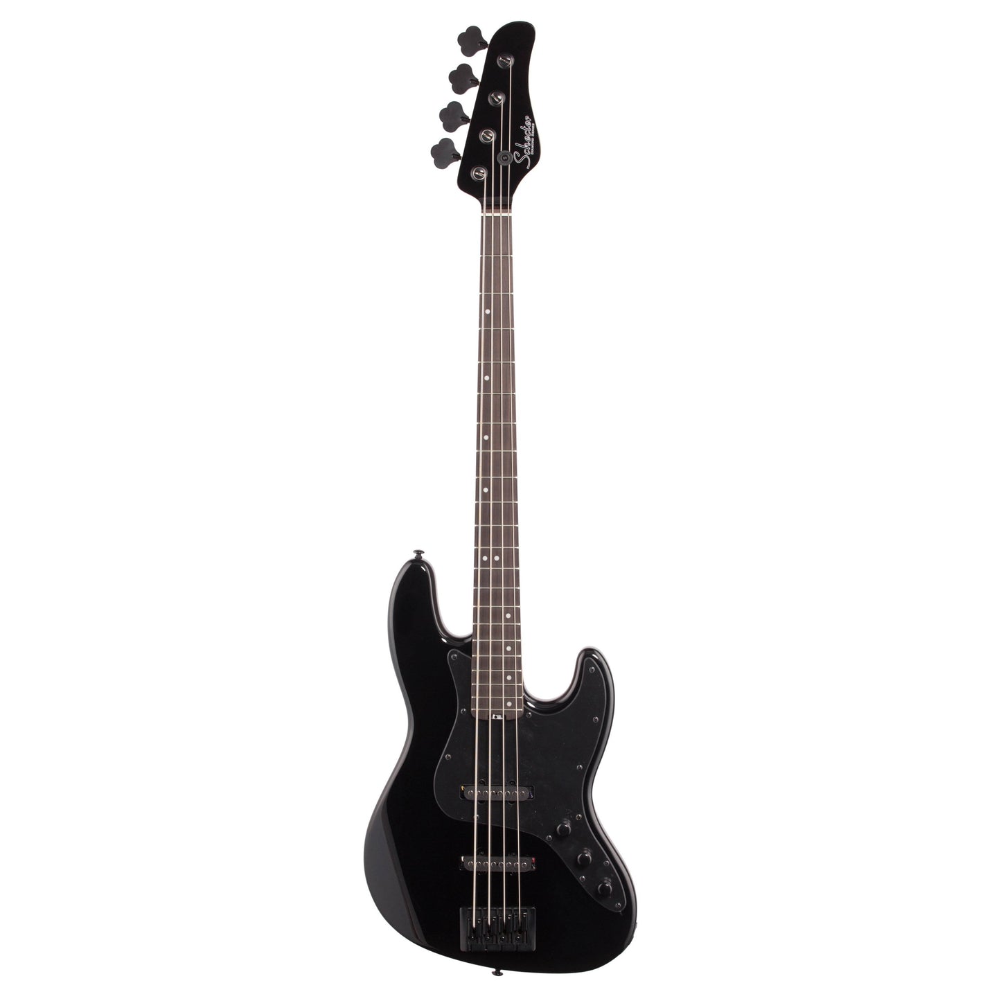 Schecter J4 Electric Bass, Gloss Black