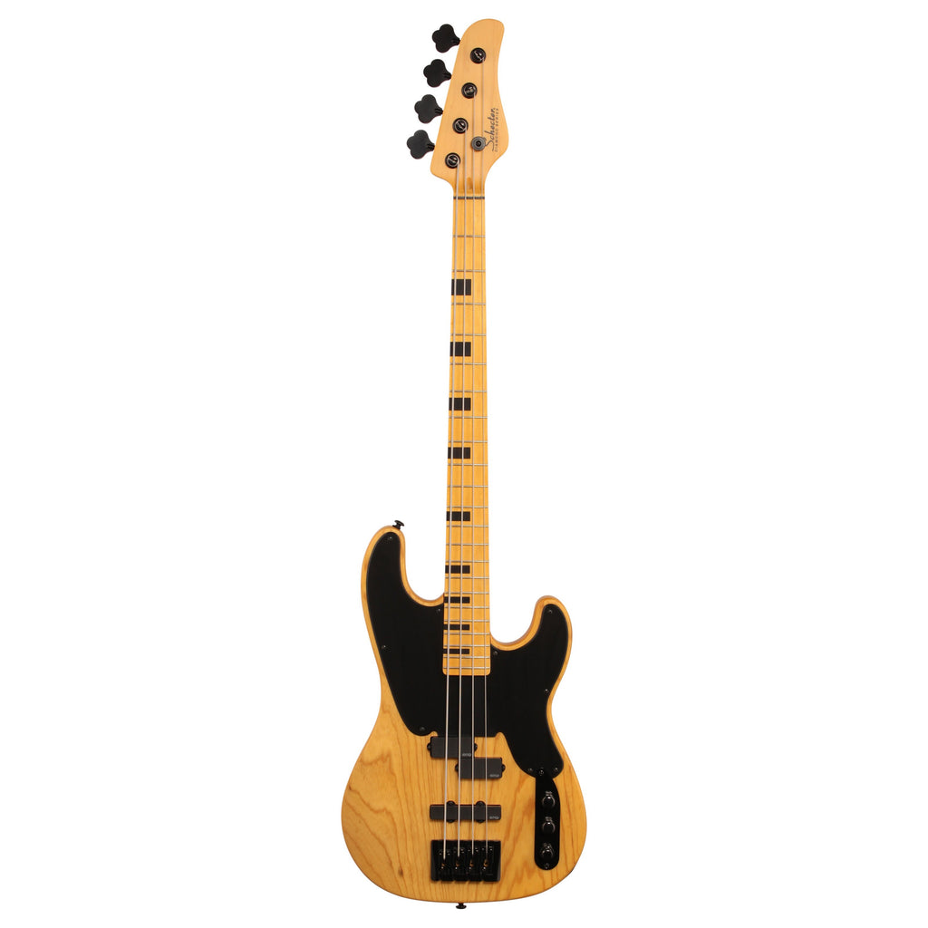Schecter Model T Session Electric Bass, Natural Satin