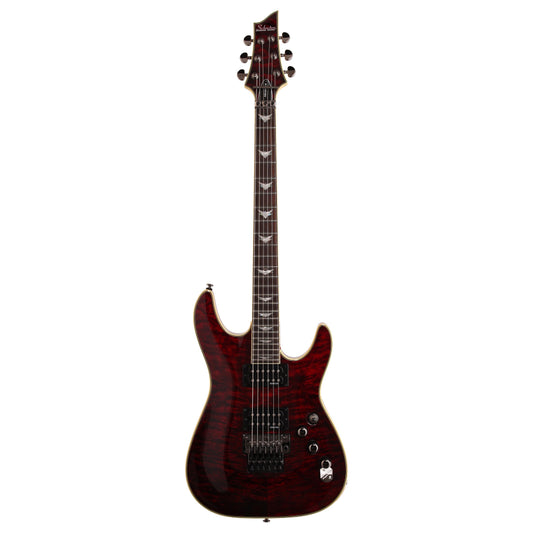 Schecter Omen Extreme Electric Guitar with Floyd Rose, Black Cherry