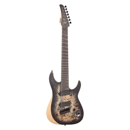 Schecter Reaper 7MS Electric Guitar, 7-String, Charcoal Burst