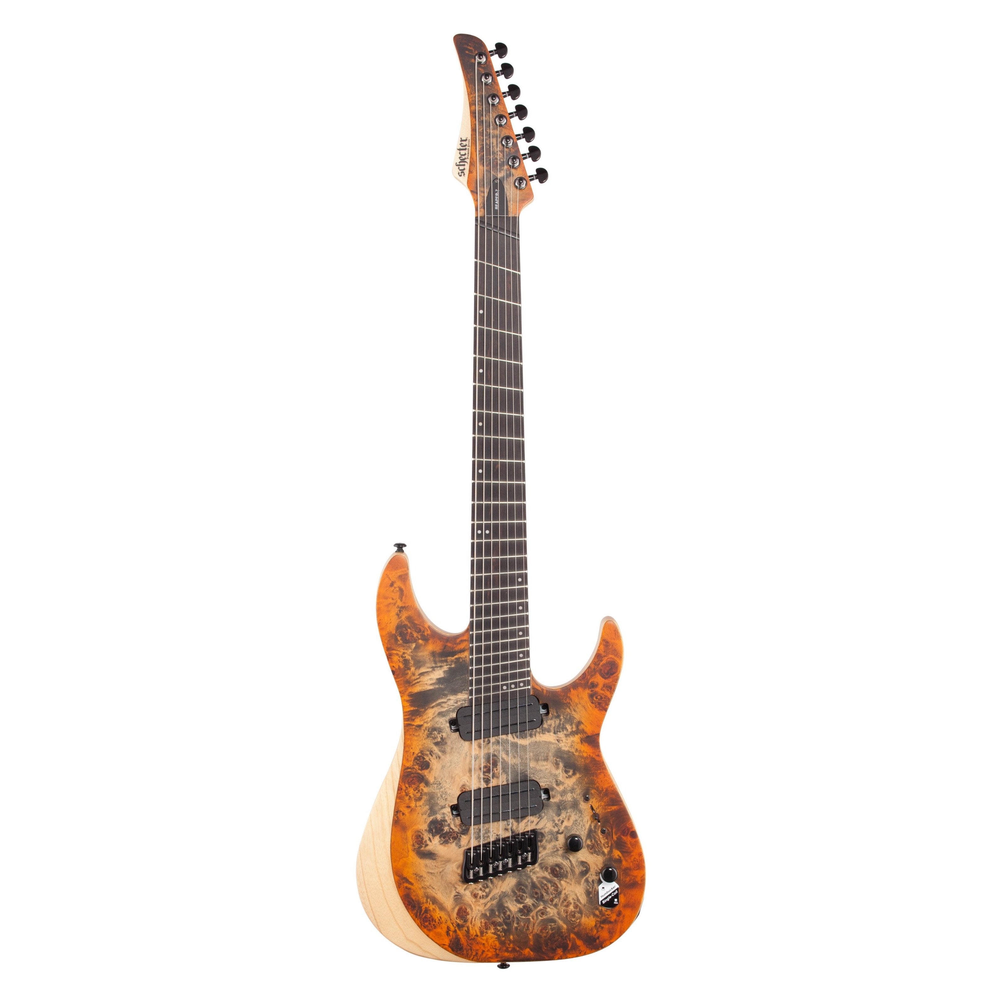 Schecter Reaper 7MS Inferno Burst 7-String Electric Guitar