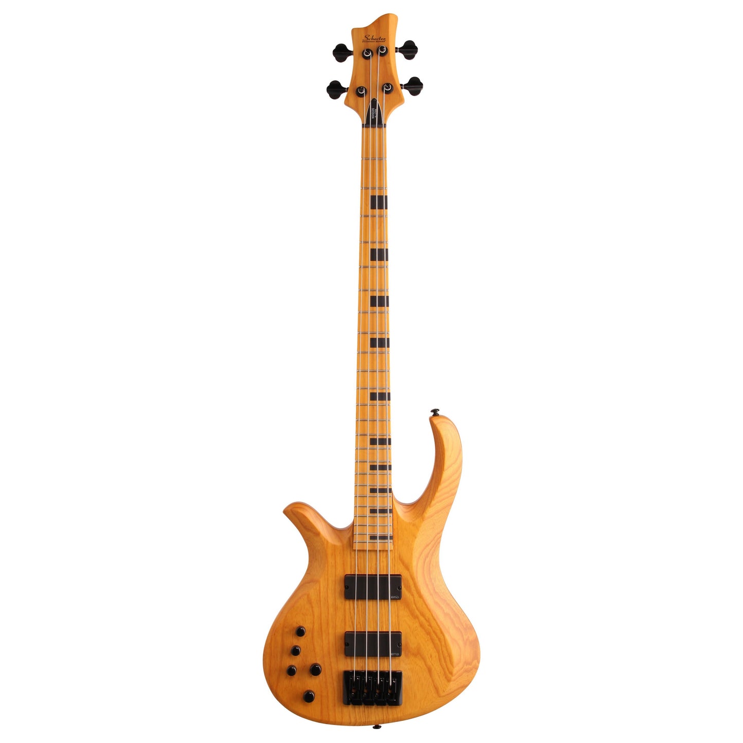 Schecter Session Riot 4 Electric Bass, Left-Handed, Aged Natural Satin