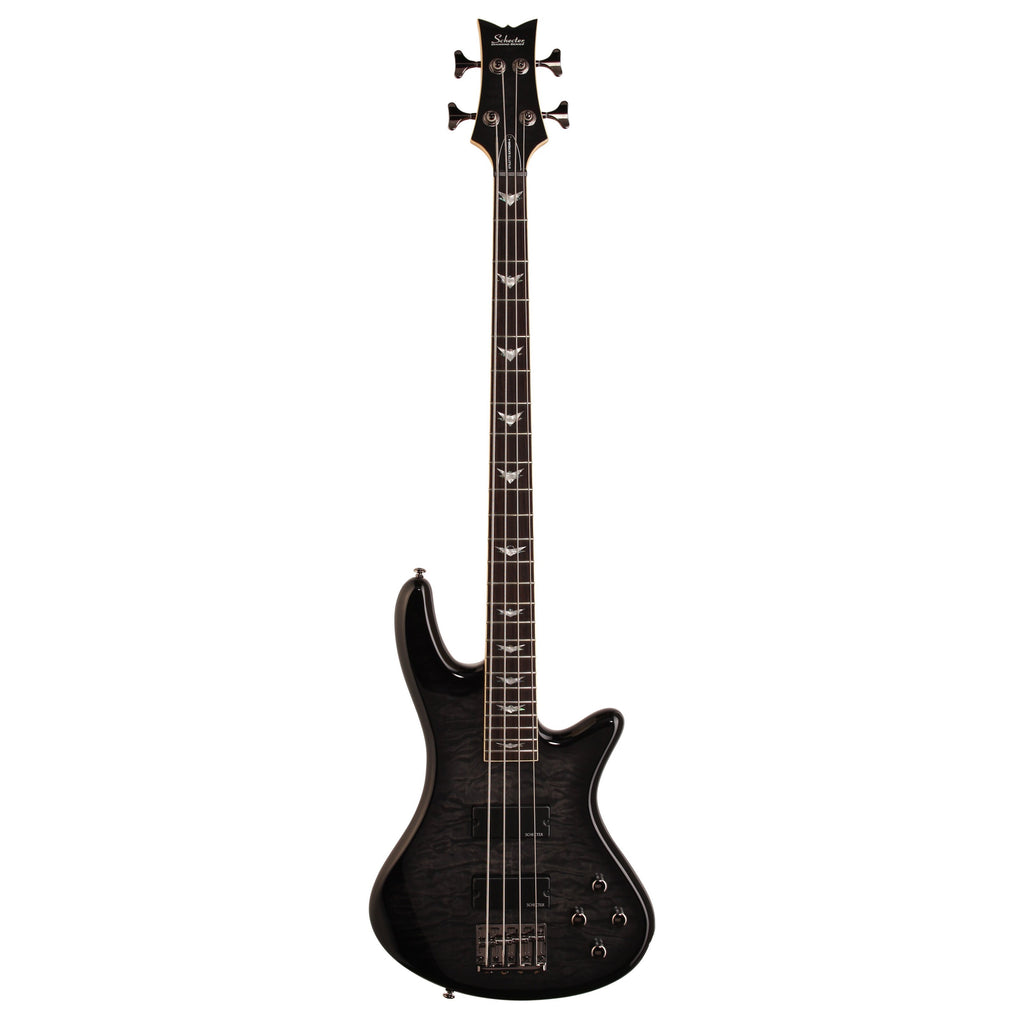 Schecter Stiletto Extreme-4 Electric Bass, See Thru Black