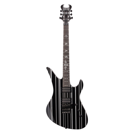 Schecter Synyster Gates Standard Electric Guitar, Black Silver Stripes