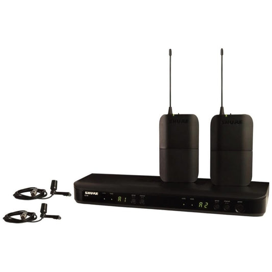 Shure BLX188/CVL Dual Wireless Lavalier Microphone System, Band H10 (542-572 MHz)