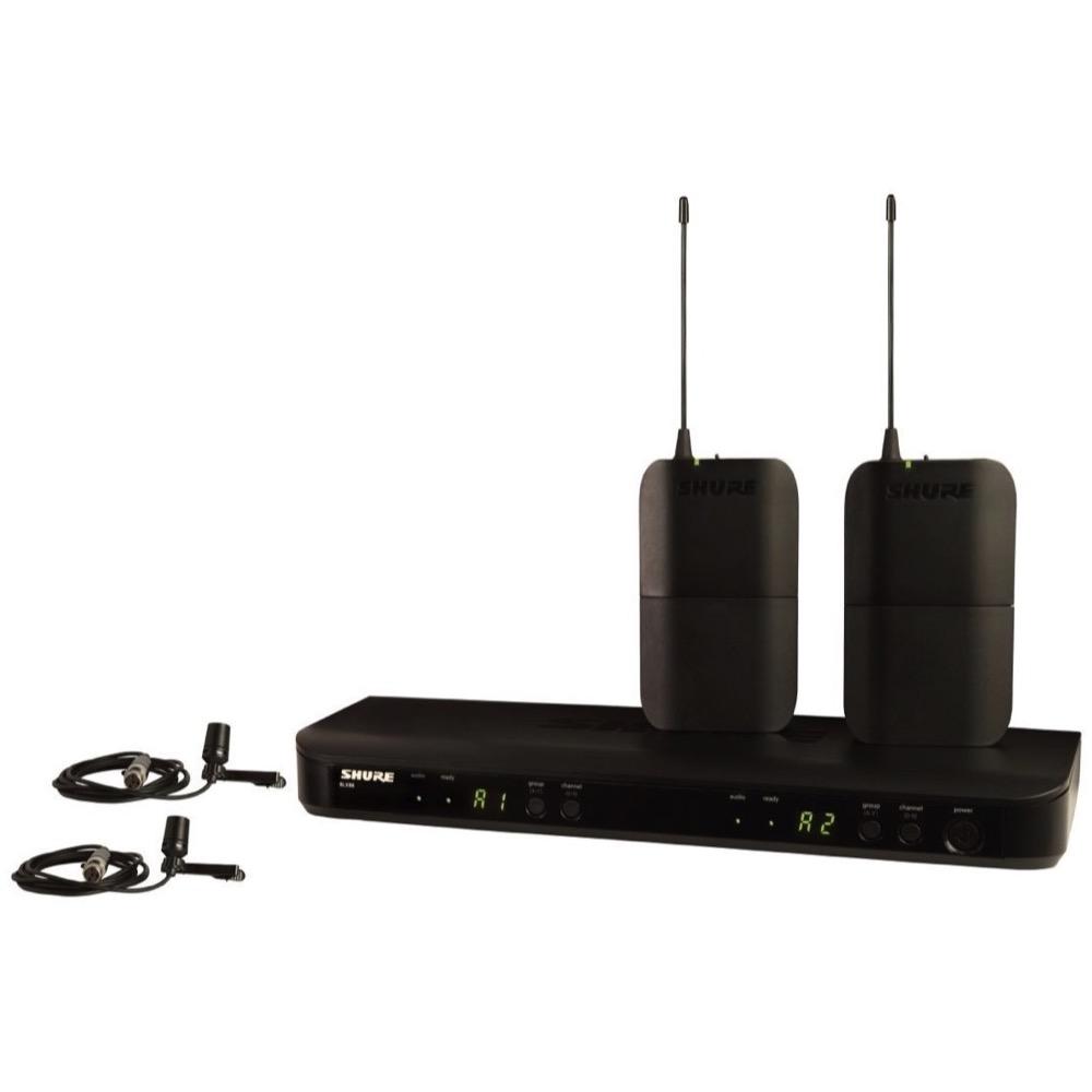 Shure BLX188/CVL Dual Wireless Lavalier Microphone System, H10