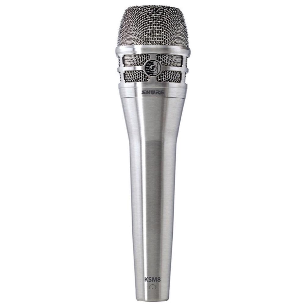 Shure KSM8 Dualdyne Dynamic Cardioid Vocal Microphone, Nickel