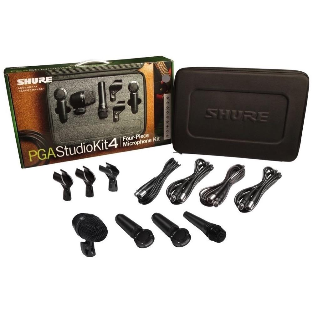 Shure PGA StudioKit4 4-Piece Studio Drum Microphone Pack