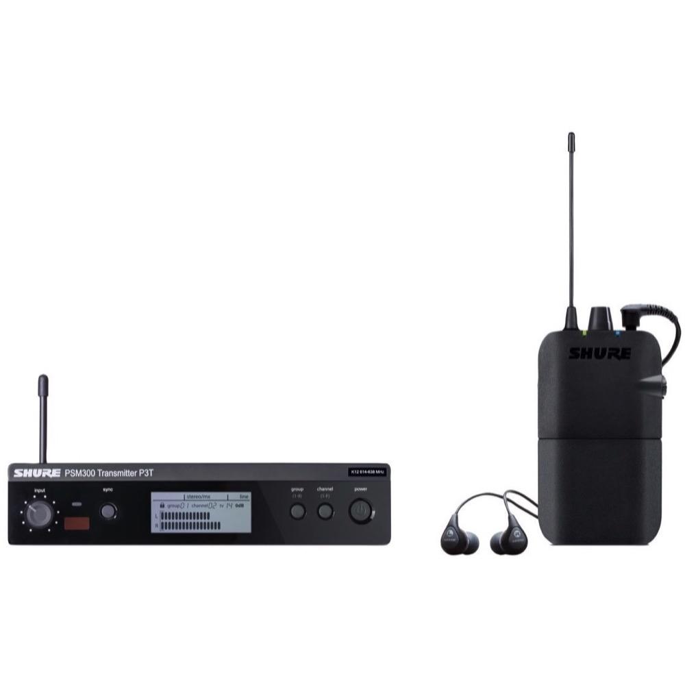 Shure PSM 300 IEM Wireless In-Ear Monitor System with SE112 Earphones, Band G20