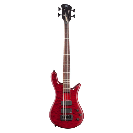Spector Bantam 4 Short Scale Bass, Black Cherry Gloss