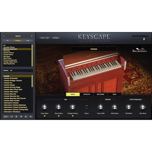 Spectrasonics Keyscape Keyboard Instrument Plug-In Software