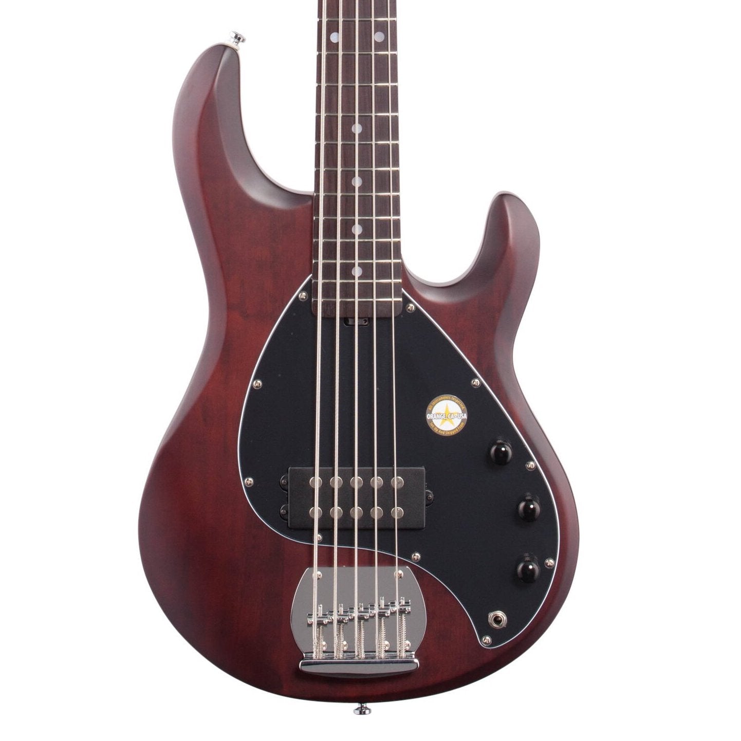 Sterling by Music Man StingRay 5 Walnut Satin 5-String Electric Bass