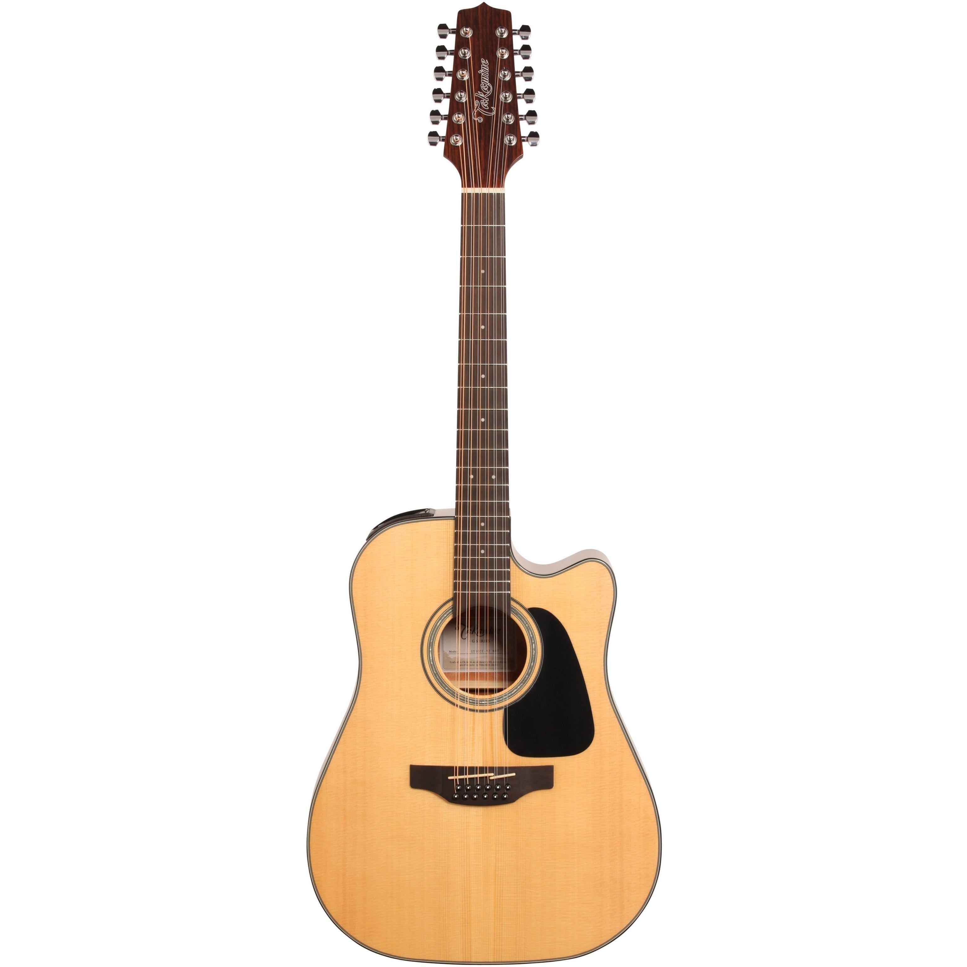 Takamine GD30CE Cutaway Natural 12-String Acoustic-Electric Guitar