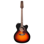 Takamine GJ72CE Jumbo Cutaway 1Brown Sunburst 2-String Acoustic-Electric Guitar