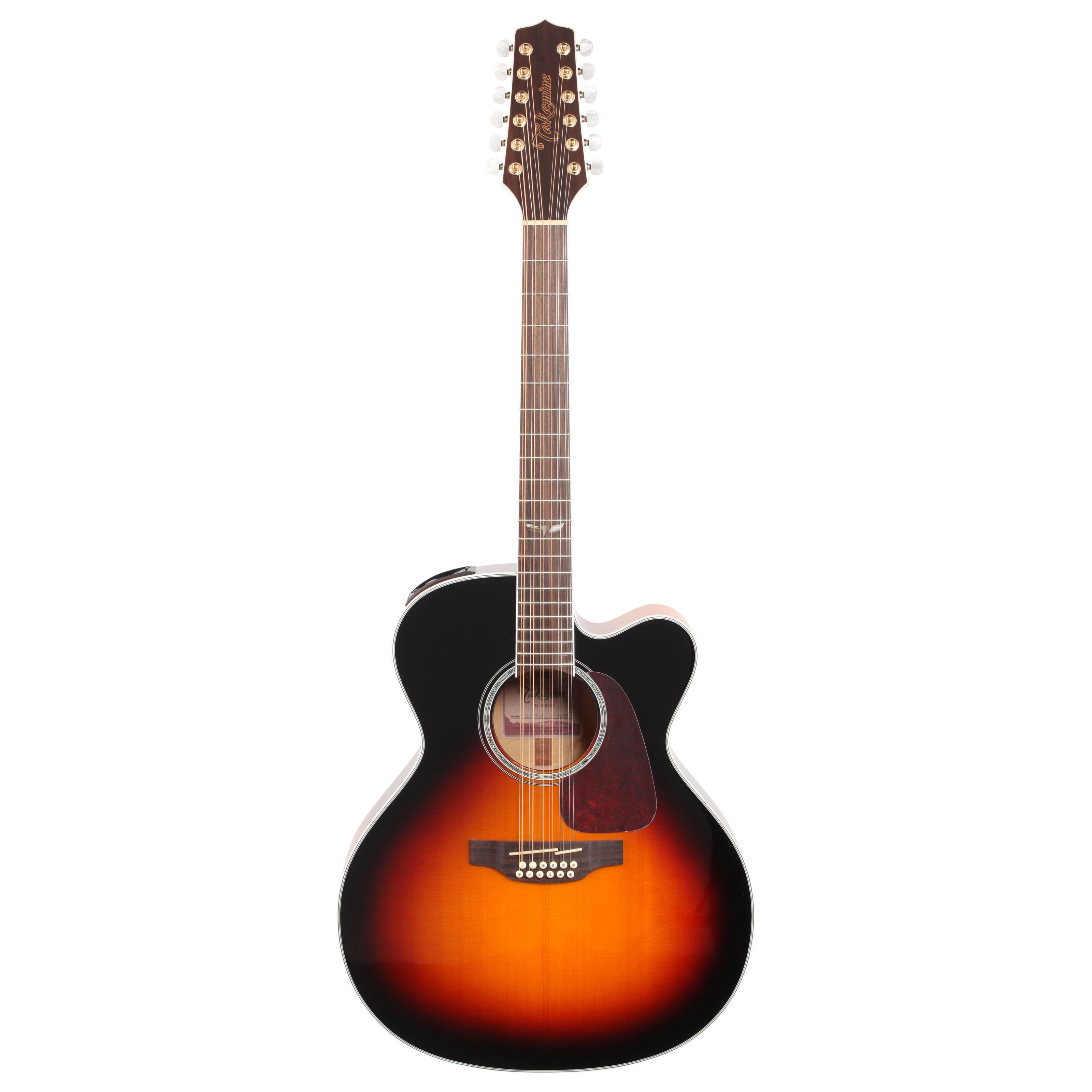 Takamine GJ72CE Jumbo Cutaway 1Brown Sunburst 2-String Acoustic-Electric Guitar