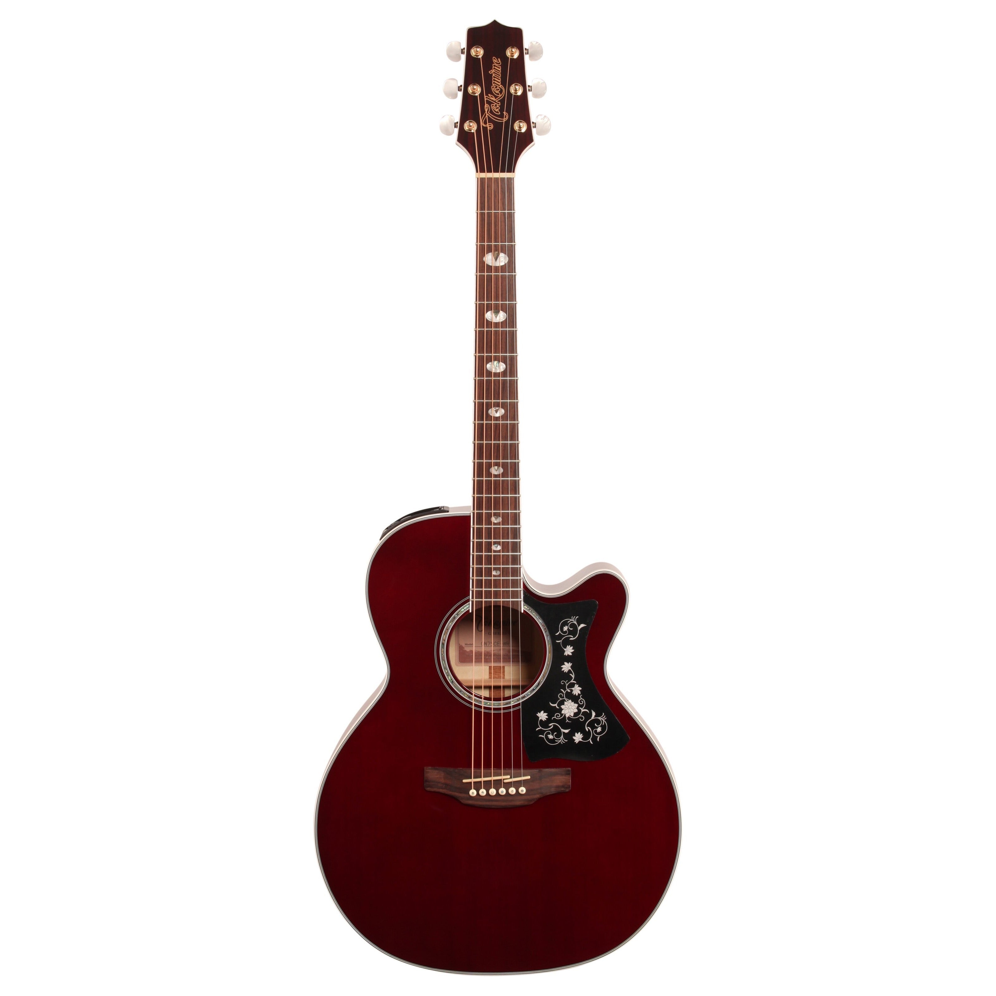 Takamine GN75CE Acoustic-Electric Guitar, Wine Red