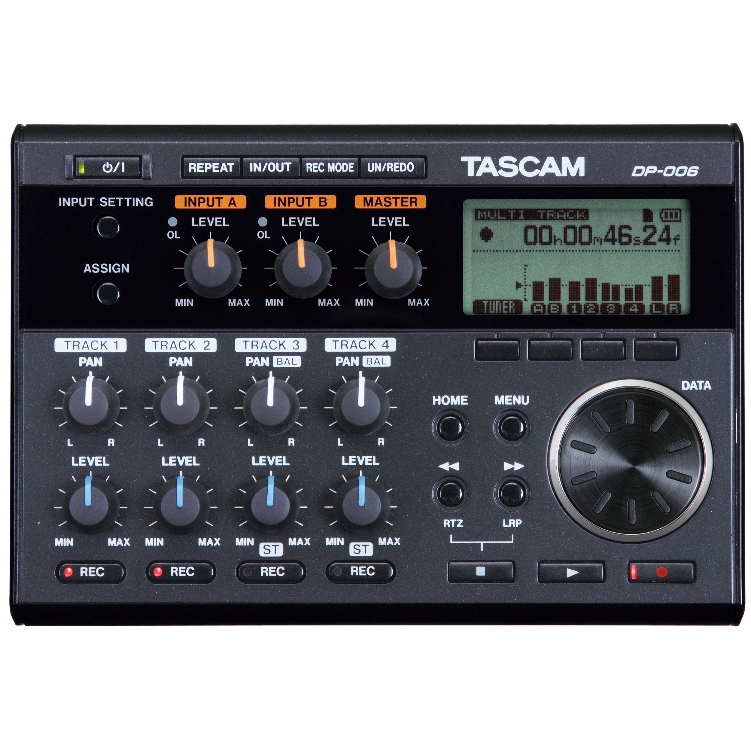 TASCAM DP-006 デジタルマルチトラックレコーダー　4GBマイクロSD Tascam DP-006 Pocketstudio Digital Multi-Track Recorder, 6