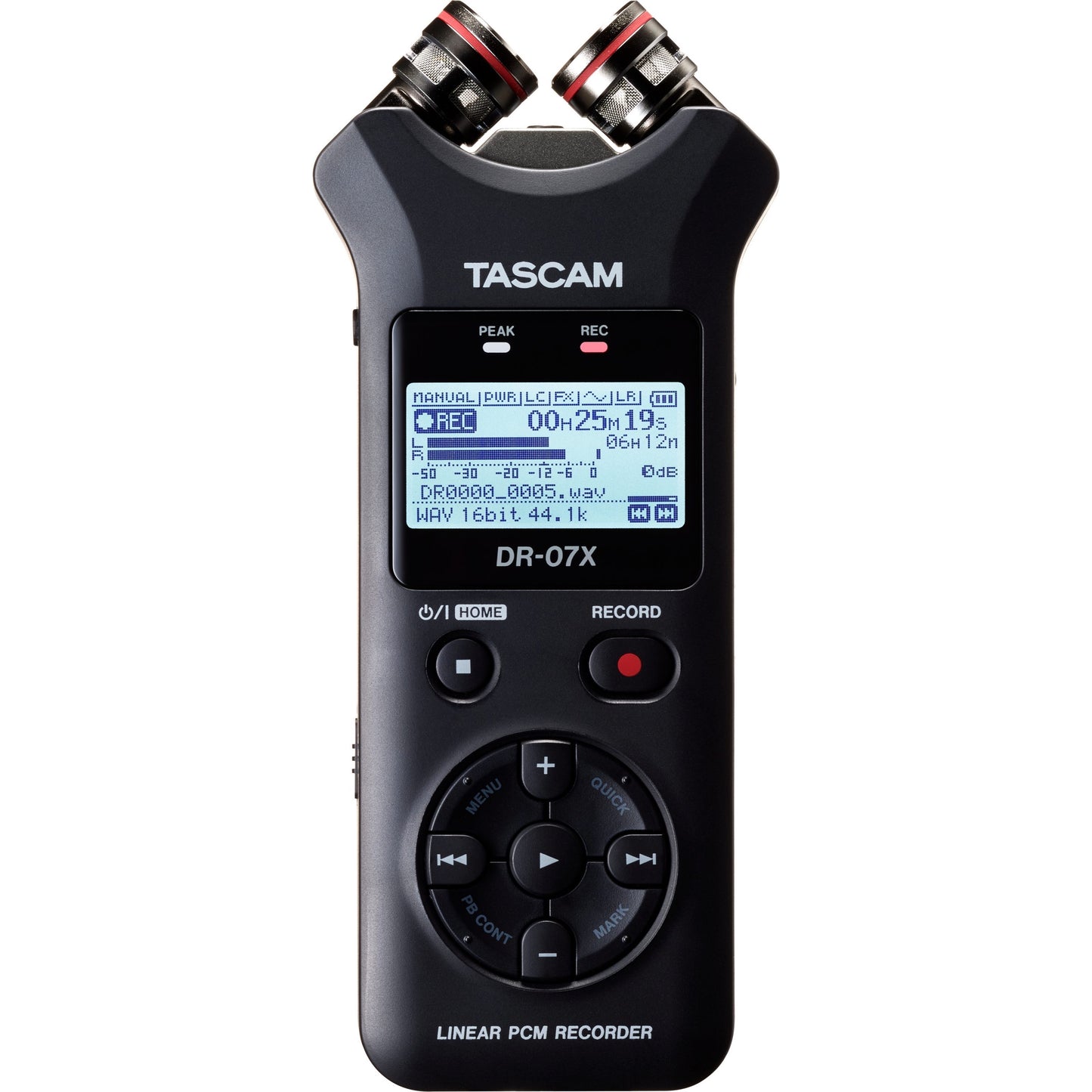 Tascam DR-07X Stereo Handheld Recorder and USB Audio Interface