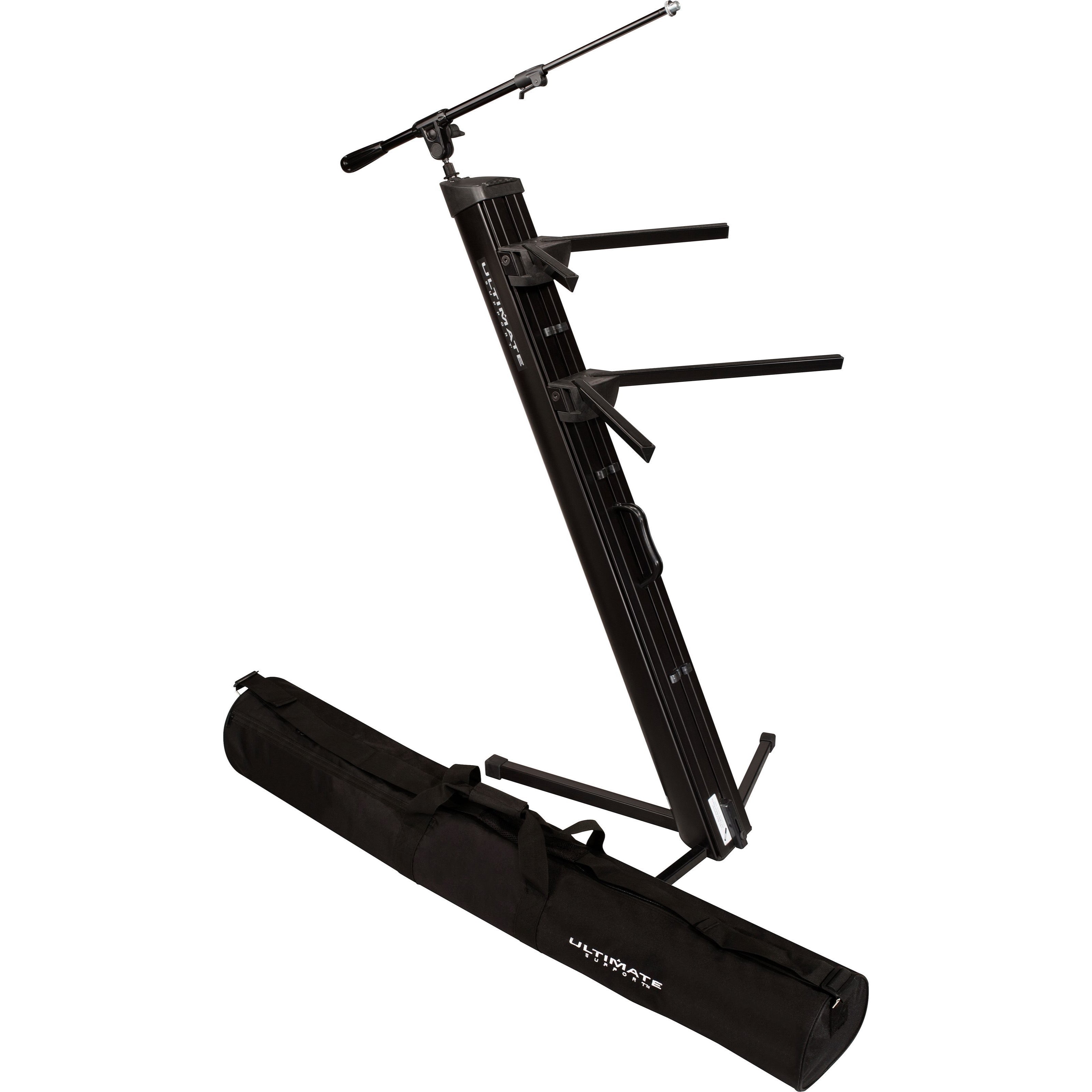 Ultimate Support APEX AX48 Pro Plus Keyboard Stand Bundle with Mic Boom and Tote