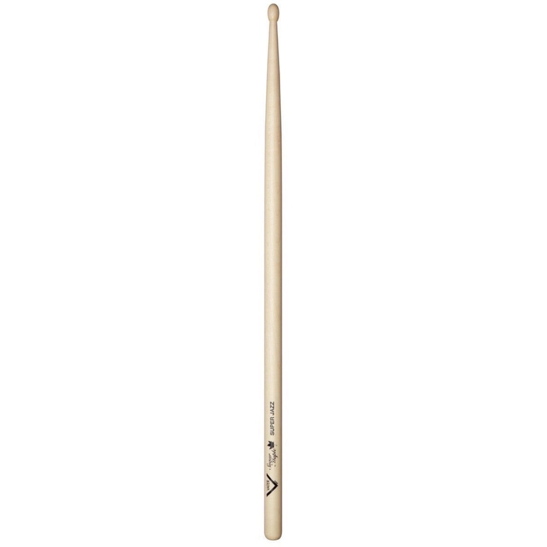 Vater Sugar Maple Super Jazz Drumsticks (Pair), Wood Tip