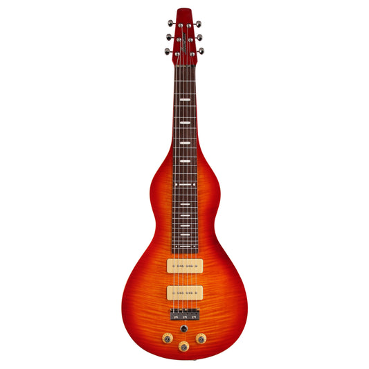 Vorson FLSL-200TS Lap Steel Guitar Pack, Cherry Sunburst