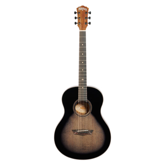 Washburn Bella Tono Novo S9 Acoustic Guitar, Charcoal Burst