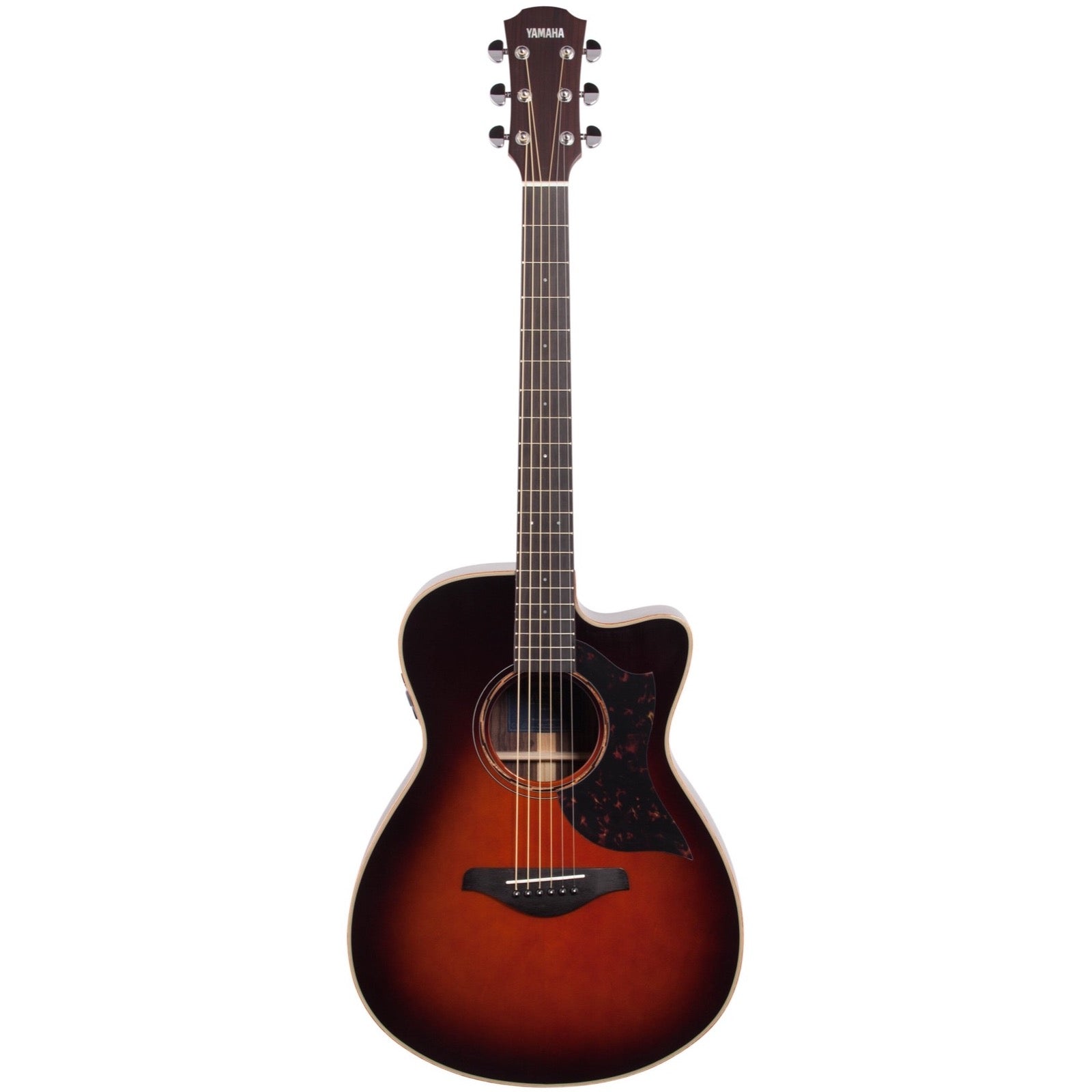 Yamaha AC3R ARE Acoustic-Electric Guitar (with Gig Bag), Tobacco Brown Sunburst