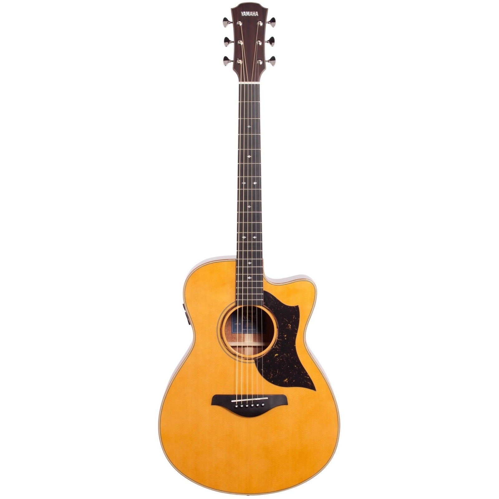 Yamaha AC5M Concert Acoustic-Electric Guitar (with Case), Vintage Natural