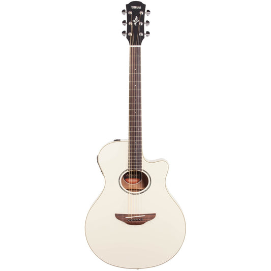 Yamaha APX-600 Acoustic-Electric Guitar, Vintage White