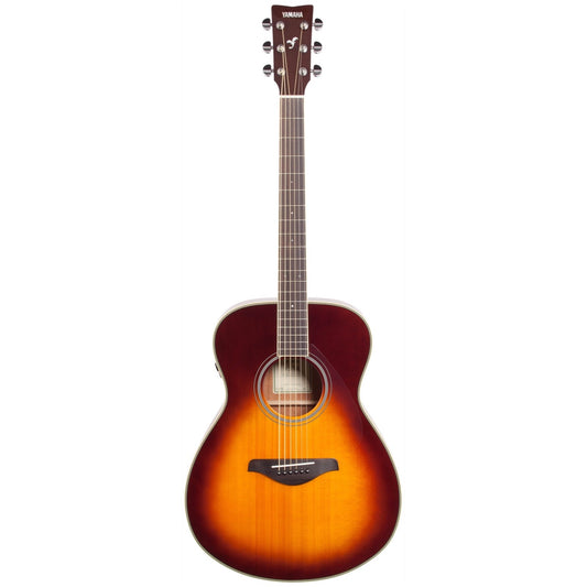 Yamaha FS-TA Concert TransAcoustic Acoustic-Electric Guitar, Brown Sunburst