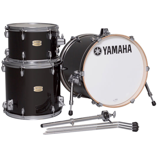 Yamaha SBP8F3 Stage Custom Bop Drum Shell Kit, 3-Piece, Raven Black